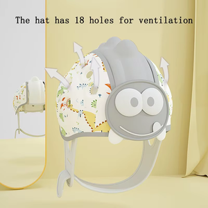 Tiktok Vente Chaude Bébé Protecteur De Tête Réglable Protecteur De Tête Infantile Casque De Sécurité Bébé <span class=keywords><strong>Marche</strong></span> Casque De Sécurité - Product Image 3