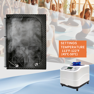 ZT Foldable <b>Portable</b> <b>Sauna</b> Tent 1-Person Space-Saving Design with Carry Bag for Travel Business Trip Steam <b>Sauna</b> - Product Image 1