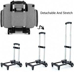 Free Sample Custom <b>Foldable</b> Rolling Wheeled <b>Trolley</b> Bag for Household Sewing Machine - Product Image 3