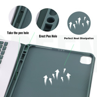 Coque Personnalisée avec Clavier en Cuir Magnétique et Support Rabat pour iPad Pro 12.9 (2021, 2020, 2018), iPad Pro 11 Pouces et iPad Air 4, 5 (10.9 Pouces)