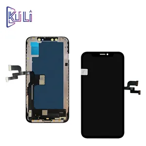 Kuli atacado de fábrica telefones celulares para iphone xs incell processo tela lcd touch display digital conversor componentes