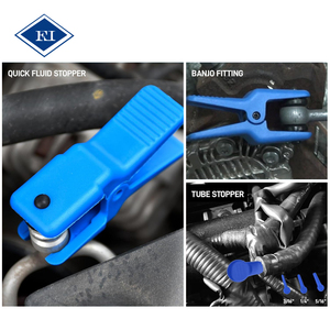 Kit de 12 pinces et bouchons universels pour conduites d'injection de carburant – Ensemble d'outils professionnels pour le service des conduites de carburant automobiles - Product Image 4