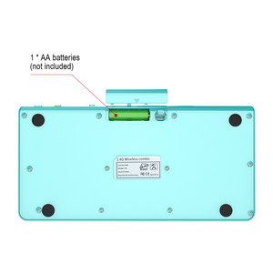 Wireless 2.4G <strong>Keyboard</strong> and <strong>Mouse</strong> Mute Keycap Wireless <strong>Mini</strong> <strong>Keyboard</strong> and <strong>Mouse</strong> Set - Product Image 5
