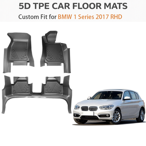 Alfombrillas de Coche 5D TPE Personalizadas para BMW Serie 1 2017 |   Forros de Piso Impermeables para Todo Clima, Juego Completo de 3.5mm, Precio de Fábrica OEM - Product Image 2