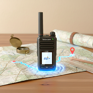 Radio POC 4G LTE de Banda Completa All Rounder K8S, Walkie Talkie de Largo Alcance, Diseño de Alta Calidad, 120h en Espera, 600 Grupos para Uso Comercial - Product Image 1