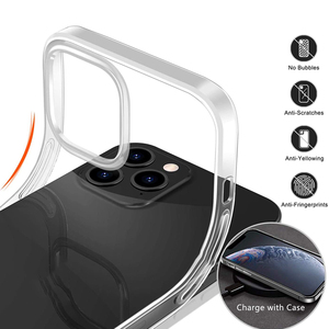 2020 nuevo estilo teléfono caso claro para <span class=keywords><strong>Iphone</strong></span> <span class=keywords><strong>12</strong></span> Mini <span class=keywords><strong>Pro</strong></span> Max caso a prueba de golpes a prueba transparente - Product Image 3