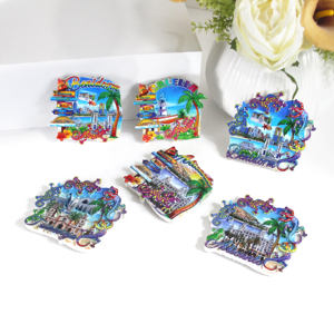 Imán de Resina 3D Personalizado de Recuerdo Turístico de España, Directo de Fábrica, con Diseño de Benidorm y <span class=keywords><strong>Alicante</strong></span>, para Promoción - Product Image 1