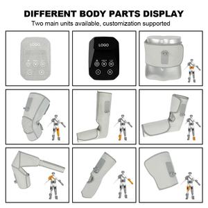 Masajeador de piernas térmico OEM con controlador desmontable para pantorrilla, pie, rodilla, muslo, dispositivo de terapia de compresión de aire ajustable - Product Image 5