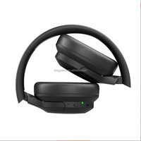 Casque sans fil à réduction de bruit active hybride, casque stéréo HiFi, basses profondes pour le bureau, les voyages, le sport, casque supra-auriculaire ANC