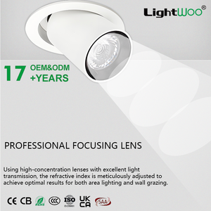 ไฟสปอตไลท์แบบปรับมุมได้ ดีไซน์ทันสมัย ยืดหดและหมุนได้ ใช้หลอด LED เหมาะสำหรับร้านขายเครื่องประดับ โรงแรม ผนังตกแต่ง  โคมไฟอะลูมิเนียม - Product Image 5