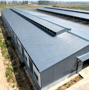 מבנה פלדה ז'יליאן, עיצוב תעשייתי מודרני, מבנה פלדה טרומי, מחסני גידול, לולי תרנגולות, לולי עופות - Product Image 5