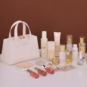 กระเป๋าจัดระเบียบอุปกรณ์อาบน้ำแบบพกพา ขนาดใหญ่ ความจุเยอะอเนกประสงค์ กระเป๋าถือสำหรับผู้หญิง ใส่เครื่องสำอาง - Product Image 3