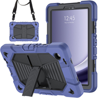 Étui de tablette en silicone robuste et résistant aux chutes pour Samsung Galaxy Tab A11 SM-X130 X133 X135 avec bandoulière