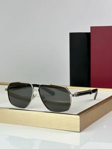 Gafas de Sol de piloto Vintage para hombre, Gafas de metal para mujer clásicas, gafas de conducción UV400, nuevas gafas de sol de doble haz a la moda - Product Image 4