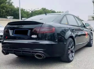 Runde Sửa Đổi Rs6 Phụ Tùng Ô Tô Cho <span class=keywords><strong>Audi</strong></span> <span class=keywords><strong>A6</strong></span> Phía Trước Bumper Lưới Tản Nhiệt Bên Váy Phía Sau Khuếch Tán Xả Mẹo PP Chất Liệu Bộ Dụng Cụ Cơ Thể 05-11 - Product Image 2