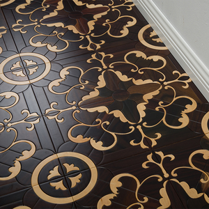 Parquet en teck multicouche AVANTIMORA, finition haute brillance, EN13501, grade silencieux ABC, 18 mm, pour projets commerciaux - Product Image 2