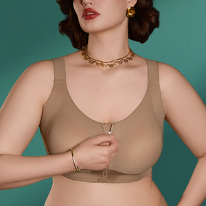Reggiseno <span class=keywords><strong>con</strong></span> Cerniera Frontale di Alta Qualità dalla Fabbrica Originale, Taglia Extra Large 5XL per Donne - Product Image 2
