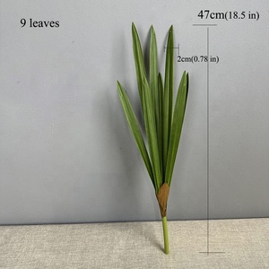 Hochwertige künstliche Phalaenopsis-Orchideen, echt anfühlende grüne Pflanzenblätter für Heimdekoration und Ornamente - Product Image 3