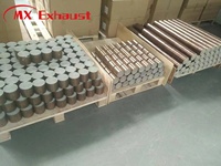 Catalizzatore Metallico ad Alto Flusso Euro4, Euro5, Convertitore Catalitico Personalizzabile 300 Celle, 400 Celle, 500 Celle