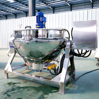 Ventes d'usine Bonne Qualité En Acier Inoxydable Vapeur/Gaz/Électrique Cuisinière Viande Fruits Mélange Cuisson Mélangeur Pot Veste Bouilloire Machine