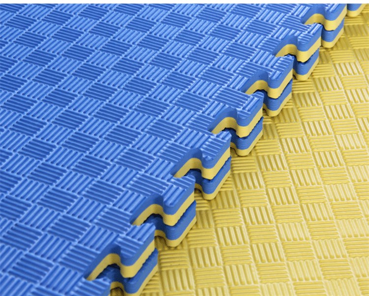 Горячая продажа 2,5 см 3 см 4 см Eva пены обучения Каратэ Татами Коврики тхэквондо головоломки Матрас ткань мат