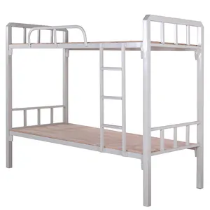OEM Customized Fabrication Powder Coated Punching Welding Metal Bed Frame Steel School Furniture Color
