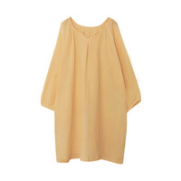 Conjunto de Pijama de Verano para Mujer, Ligero, Fresco y Transpirable, 100% Algodón, Gasa Muselina, con Cuello Kimono, Cómodo
