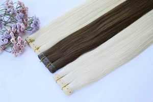 Extensiones de Cabello con Trama de Mariposa de Nueva Tendencia, 100% Alineadas con la Cutícula, Trama Invisible sin Costuras - Product Image 2