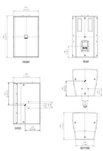 Haut-parleur AG KP4015G2 - Suivant la trace des modèles précédents, excellente performance vocale, 400W/800W/1600W, plage de fréquences 45Hz-20kHz, interface NL4, fabriqué en Chine. - Product Image 6