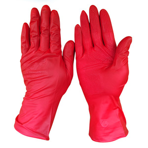 Guantes de Látex Happy Baby 2.0 Antideslizantes para Lavar Platos, Guantes de Goma Impermeables para Uso Doméstico - Product Image 1