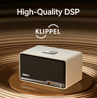 Enceinte de bureau EDIFIER S300 Rétro Hi-Res avec double woofer doré de 5,5 pouces, tweeter en titane, Bluetooth 5.4, Wi-Fi, AirPlay, USB, AUX