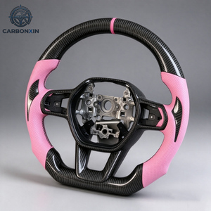 พวงมาลัยคาร์บอนไฟเบอร์แบบกำหนดเองสำหรับ Civic 11th CRV 11 Gen Type R S Acura Integra RSX Accord 2022 2023 2024 - Product Image 5
