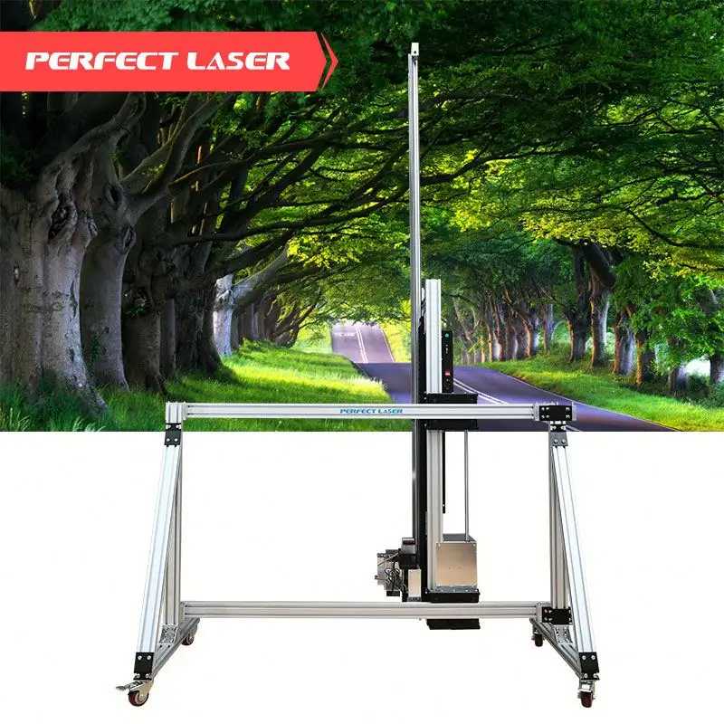 Perfecte Laser-Indoor Outdoor 3d Effectieve Kleurrijke Schilderij Slimme Muur Printer Model PE-S70/80