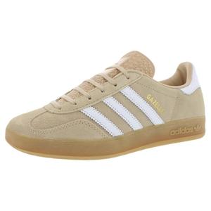 Zapatillas Adidas Gazelle Indoor para Mujer, Color Beige Mágico, Blanco Goma 3 - Product Image 1