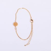 Mode Titane Acier Décembre Fleur Anniversaire Naissance Fleur Ensemble Zircon Bracelet pour Femmes Bijoux