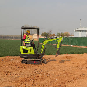 Miniexcavadora Somate Verde/Amarilla con Motor Koop, Bomba Hidráulica, PLC, Caja de Cambios, Motor, Garantía de 1.5 Años, Cucharón Corto de 0.02m - Product Image 5