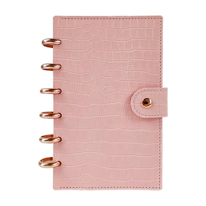 Carpeta de 6 anillas A6/A5 personalizada, carpeta económica de cuero PU con soporte de bolsillo, estilo de tapa dura para sobre de ahorro de efectivo, gestión de dinero - Product Image 2