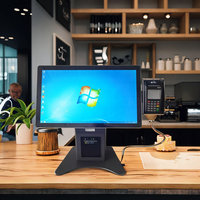 Kiosque de paiement en libre-service à écran tactile capacitif 10 points horizontal/vertical de 15,6/21,5 pouces avec boîtier métallique et SDK intégré