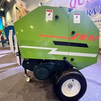 Empacadora de Heno y Paja Multiusos, Suministro de Fábrica, Equipo para Heno Montado en Tractor, Mini Empacadora Redonda en Venta