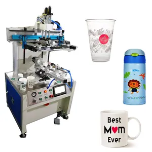 Ceramic container mug 2 color silk screen printing machine