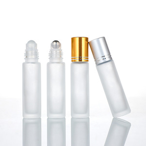 Amber Essential Oil 5ml 10ml 15ml Roll on <strong>Bottles</strong> <strong>Mini</strong> Perfume Glass Roller <strong>Bottle</strong> With Box - Product Image 4