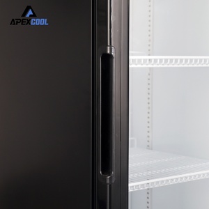 Réfrigérateur vertical compact à <span class=keywords><strong>porte</strong></span> vitrée, vente chaude directe usine - Product Image 4