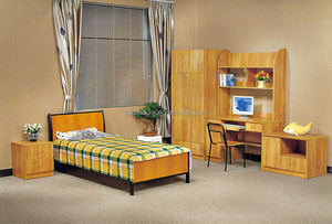 Modern <b>Wood</b> <b>Bunk</b> <b>Bed</b> with Wardrobe for Apartment and Hotel Use School Dormitory Furniture 10-Year Warranty - Product Image 5