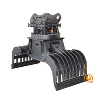 Grappin hydraulique pour excavatrice, multifonctionnel, pour la construction, grappin à bois, grue de tracteur, puissance avec pompe à moteur, composants principaux