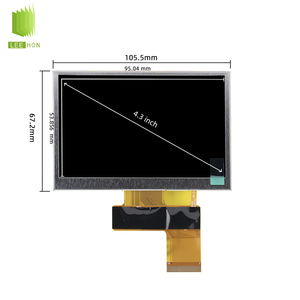 Kyocera 4.3 inch LCD module TCG043WQLBAANN-GN50 bị rò rỉ dụng cụ kiểm tra hiển thị 480*272 LCD Bảng điều chỉnh - Product Image 2