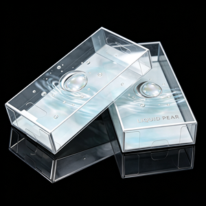 Boîte pliable en PVC personnalisée avec couvercle rabattable, emballage en plastique transparent pour cosmétiques, parfums, électronique, médical, cadeaux, vente en gros OEM - Product Image 5