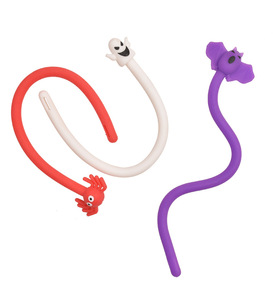 CHENXI Halloween 20*3.3cm Bracelet extensible mignon en ficelle, décorations de fête, citrouilles, fantômes, jouets à presser, pour les 5 ans et plus, 5 à 7 ans - Product Image 4