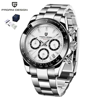 Jam Tangan Pria Pagani Design PD-1644 1644 Stainless Steel Japan Vk63 Quartz Movement Merek Mewah Tahan Air