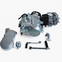 Ensemble moteur de moto YX140 140cc 1P56FMJ refroidi par air, démarrage au kick, embrayage manuel