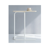 Table basse noire en bois massif, style Vintage, moderne et Vintage, noir